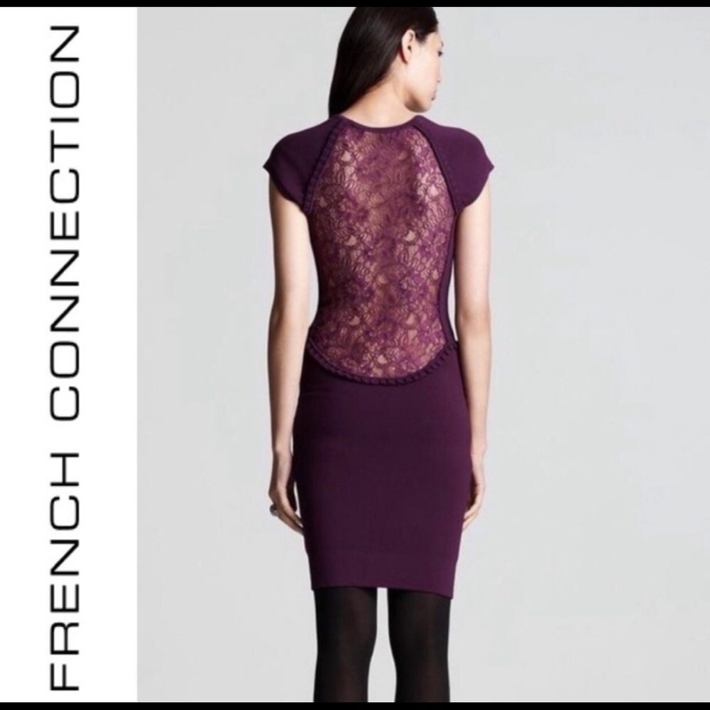 Purple French Connection Dress Size:10